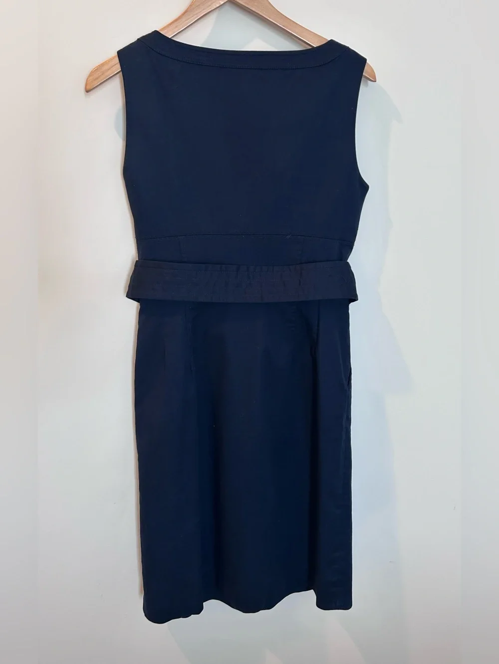 TORY BURCH Leena Belted Dress in Navy ~ Size 6